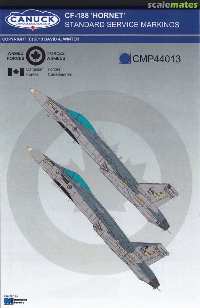 Boxart CF-188 CMP44013 Canuck Model Products Boxart CF-188 CMP44013 Canuck Model Products