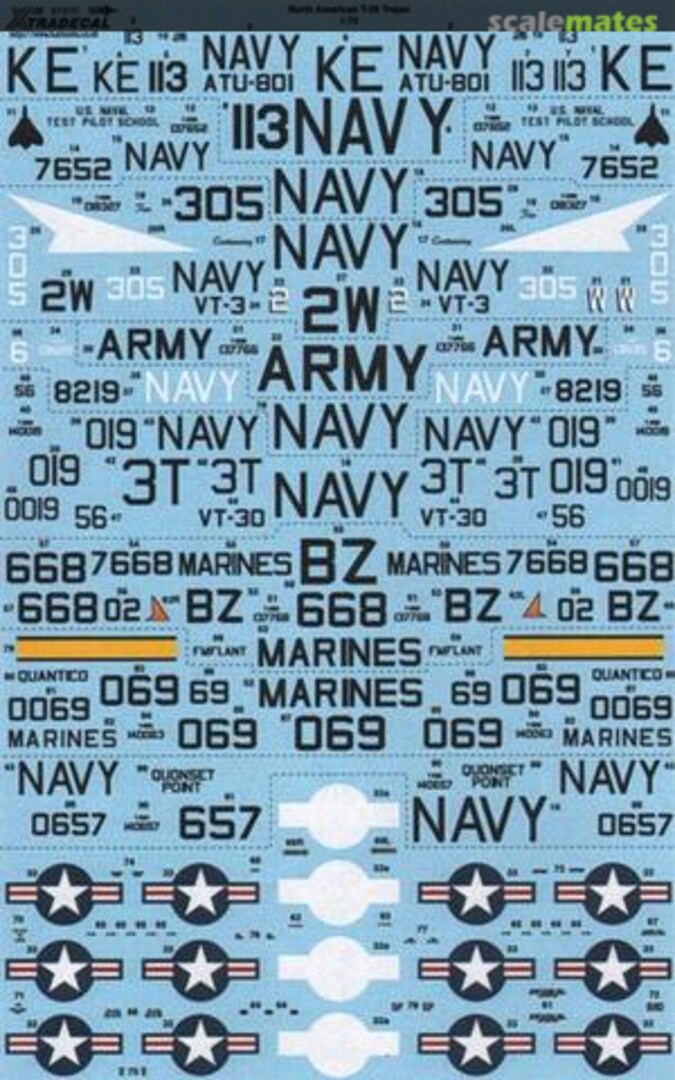 Boxart T-28B T-28C Trojan USN USMC US Army X72-159 Xtradecal Boxart T-28B T-28C Trojan USN USMC US Army X72-159 Xtradecal