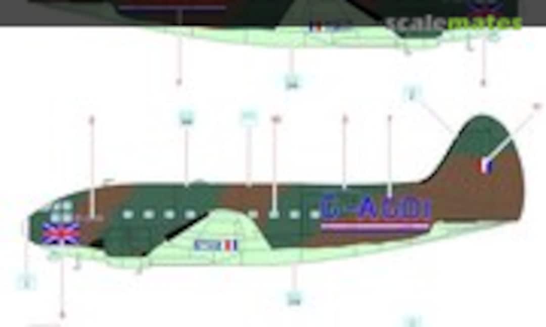 1:72 C-46 Commando decals BOAC (Maestro Models MMD7208) MMD7208