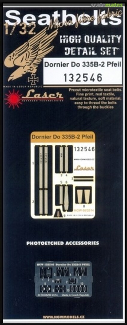 Boxart Dornier Do 335B-2 Pfeil 132546 HGW Models Boxart Dornier Do 335B-2 Pfeil 132546 HGW Models