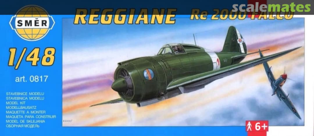 Boxart Reggiane Re 2000 Falco 0817 Směr