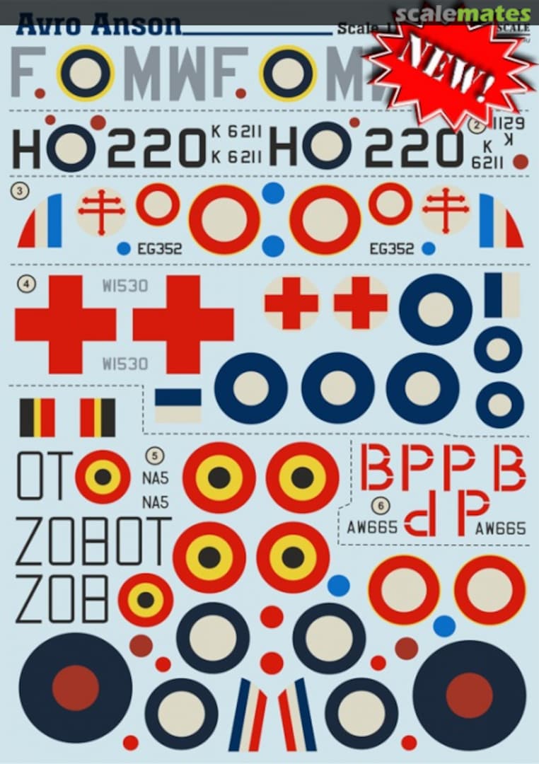Boxart Avro Anson 72-156 Print Scale Boxart Avro Anson 72-156 Print Scale