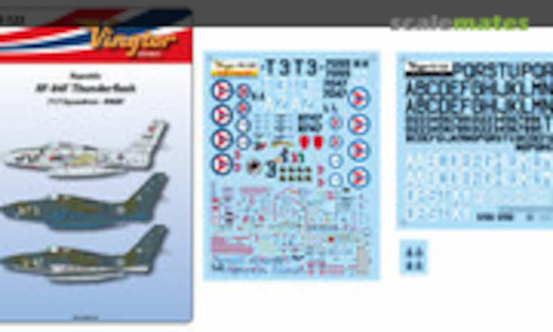 1:72 RNAF Republic RF-84F Thunderflash (Vingtor Decals 72-123) 72-123