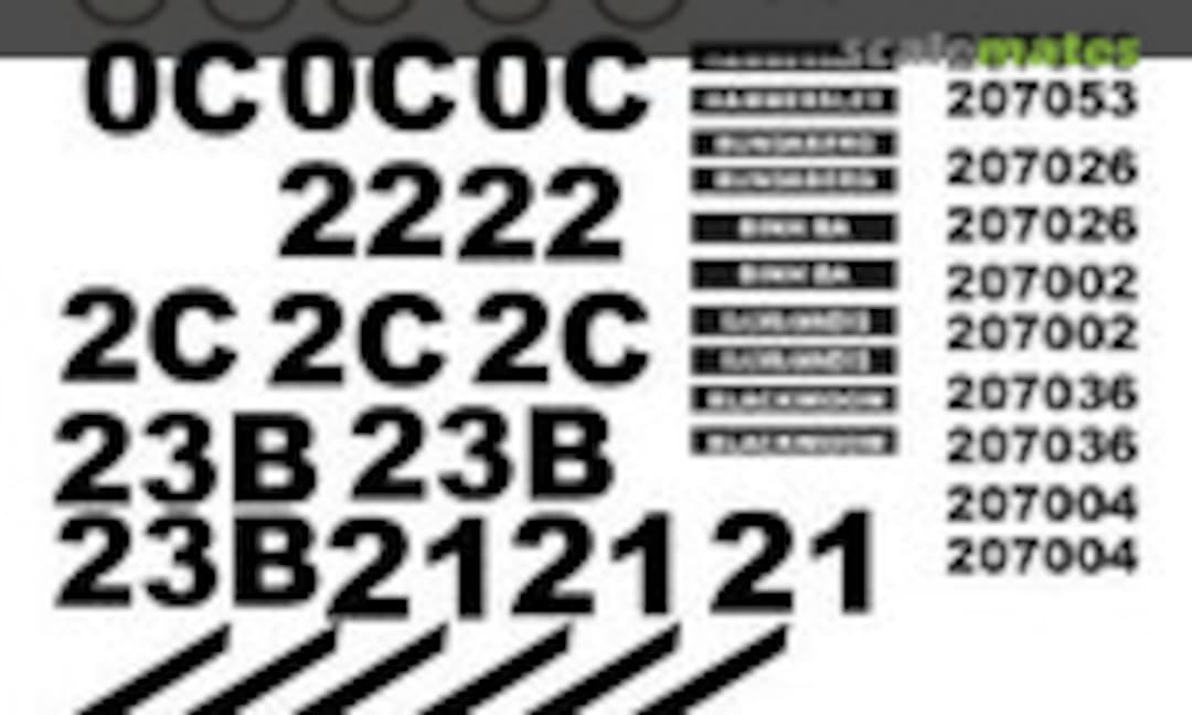 1:35 Abrams B Squadron 1st Armoured Regiment 2014 (water-slide decals) (Mouse House Enterprises MAD627) MAD627