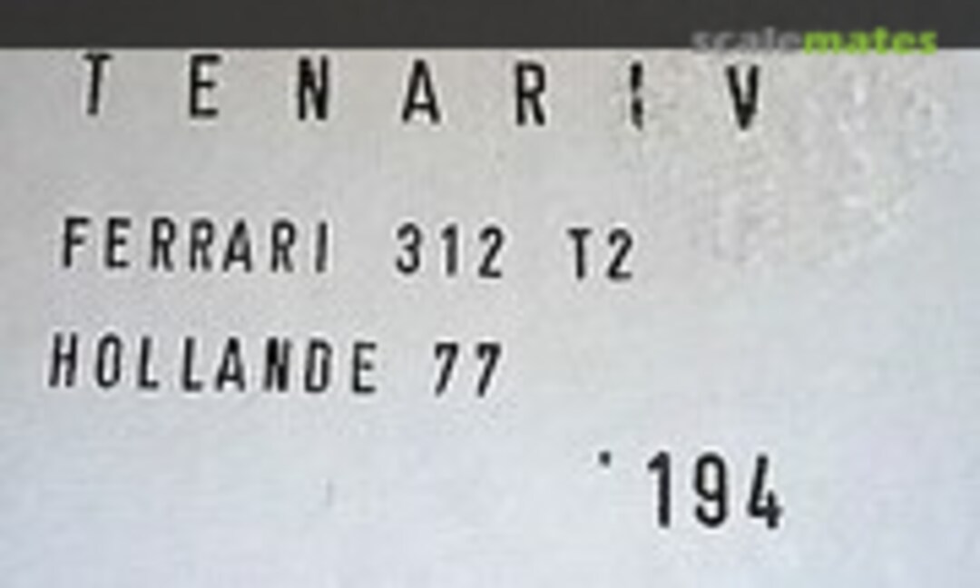 Ferrari 312 T2 F1 (Tenariv 194)