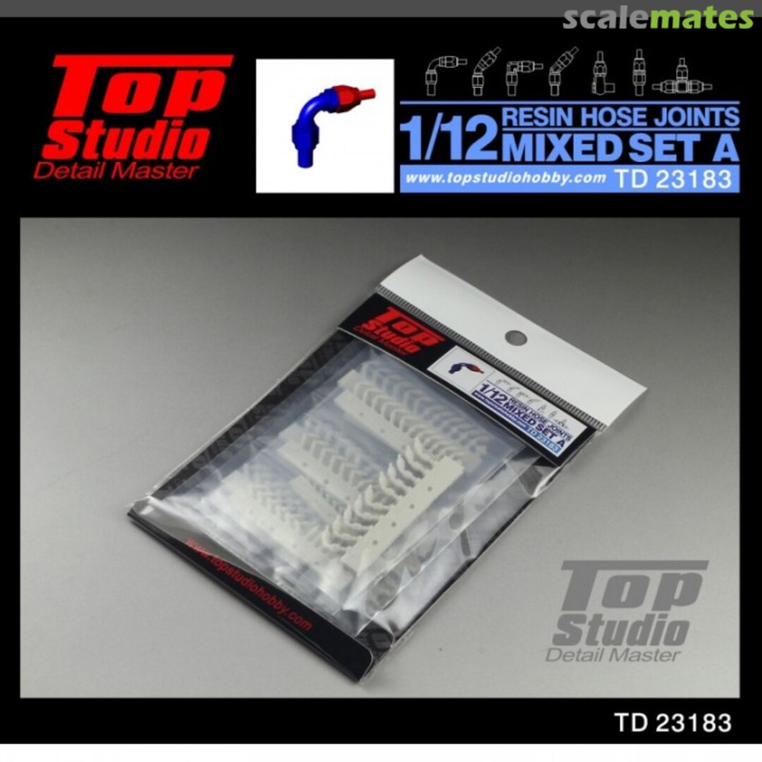 Boxart Resin Hose Joints Mixed Set A TD23183 Top Studio