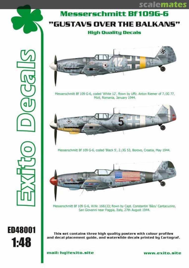 Boxart Gustavs over the Balkans ED48001 Exito Decals Boxart Gustavs over the Balkans ED48001 Exito Decals