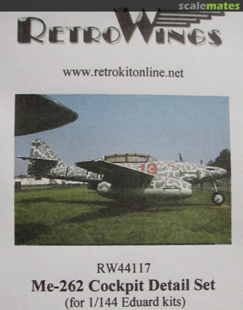 Boxart Me-262B Cockpit RW44117 RetroWings Boxart Me-262B Cockpit RW44117 RetroWings