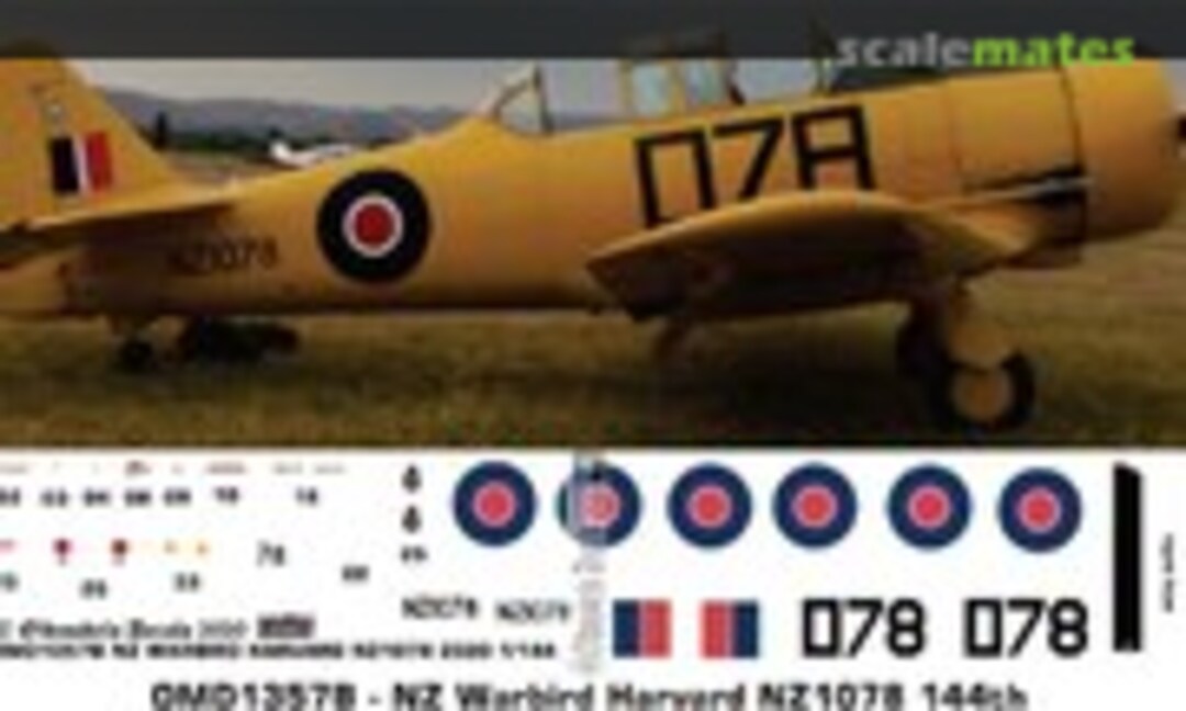 1:144 Warbird - Harvard NZ1078 (Oldmodels Decals OMD1357B) OMD1357B