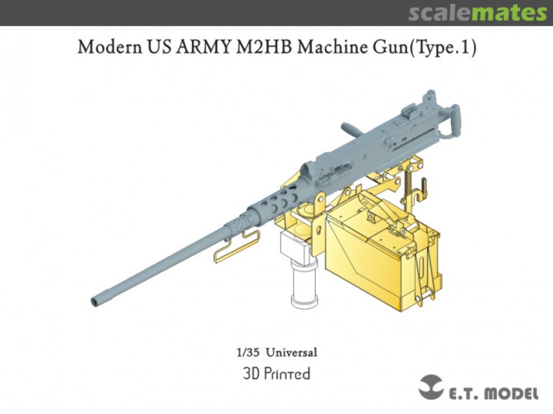Boxart US Modern M2HB Machine Gun - Type 1 P35-266 E.T. Model Boxart US Modern M2HB Machine Gun - Type 1 P35-266 E.T. Model