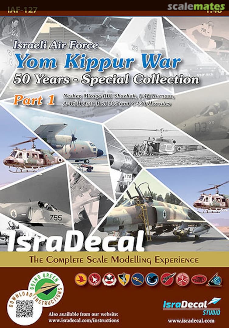 Boxart Yom Kippur War IAF-127 IsraDecal Studio Boxart Yom Kippur War IAF-127 IsraDecal Studio