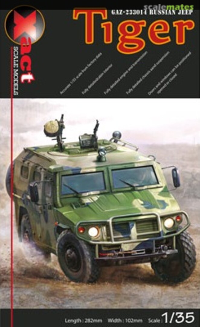 Boxart Tiger XS35002 Xact Scale Models Boxart Tiger XS35002 Xact Scale Models