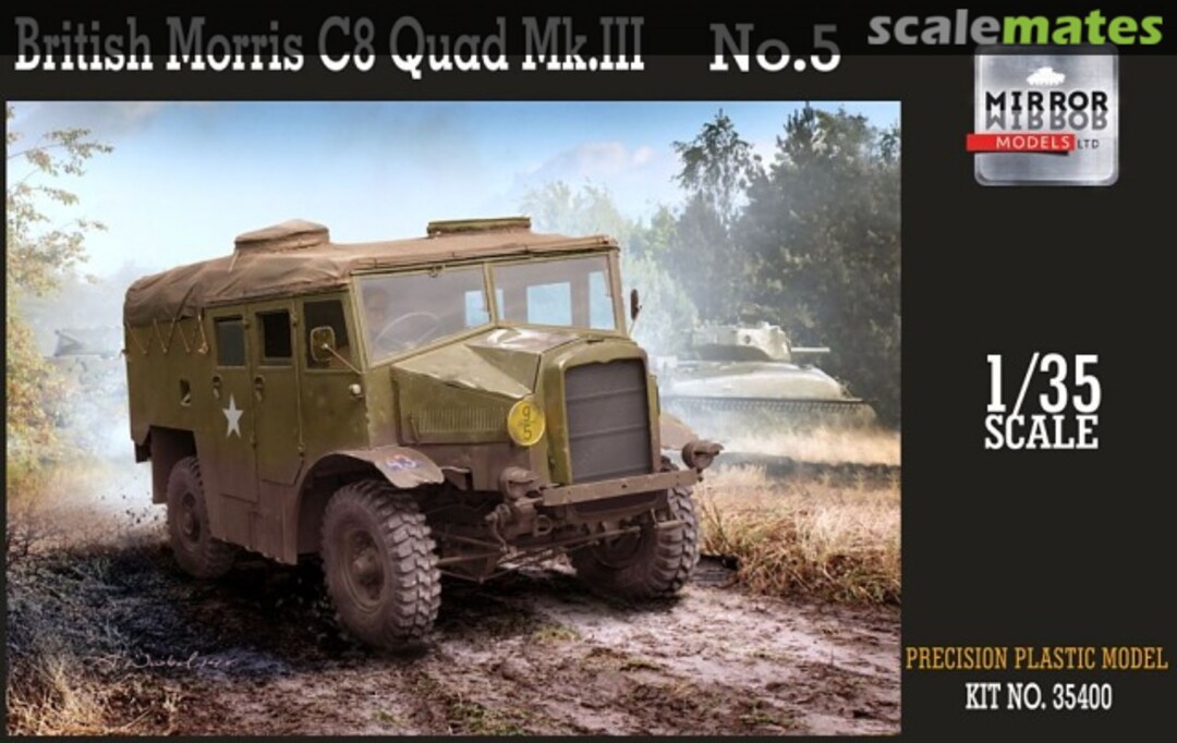 Boxart Morris C8 Quad Mk.III No. 5 35400 MIRROR Models