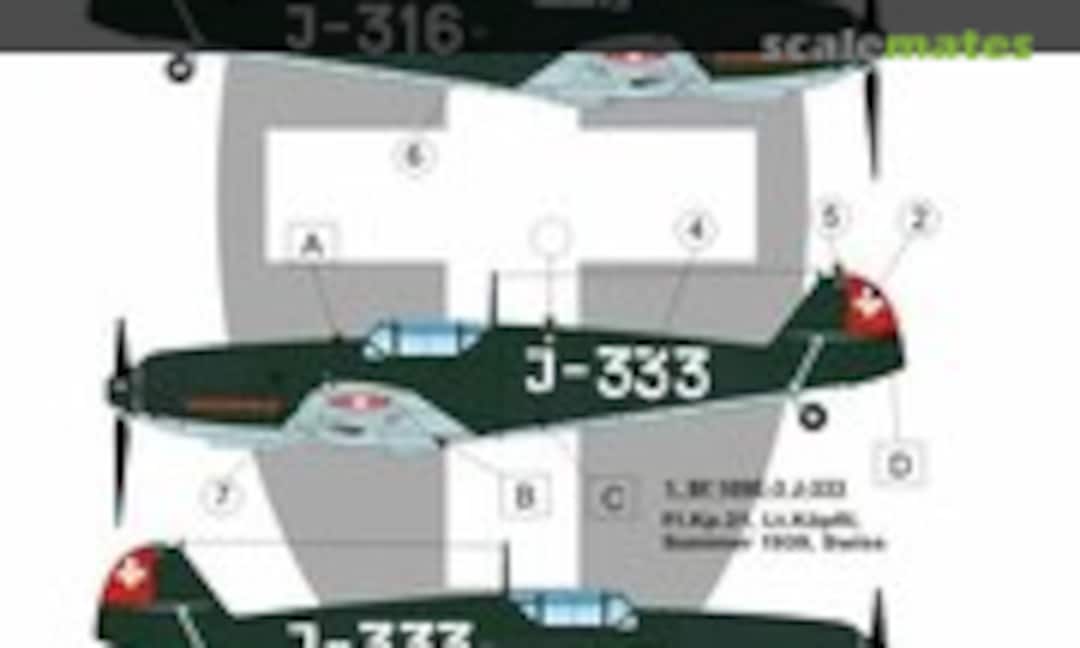 1:72 Bf-109 OVER SWISS Part IV. (LF Models C7265) C7265
