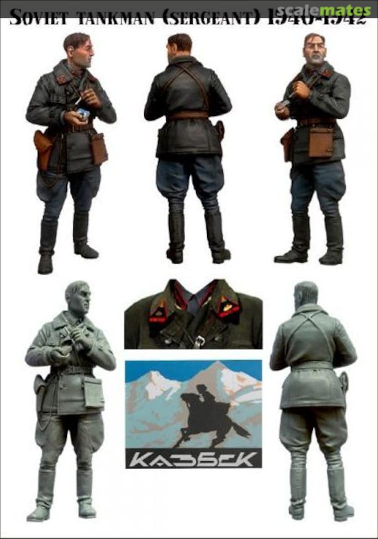 Boxart Soviet tankman (Sergeant) 1940-1942 EM-35050 Evolution Miniatures Boxart Soviet tankman (Sergeant) 1940-1942 EM-35050 Evolution Miniatures