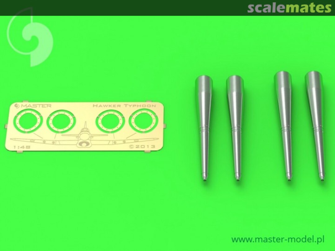 Boxart Hawker Typhoon Mk IB late type cannons with covered barrels AM-48-083 Master Boxart Hawker Typhoon Mk IB late type cannons with covered barrels AM-48-083 Master