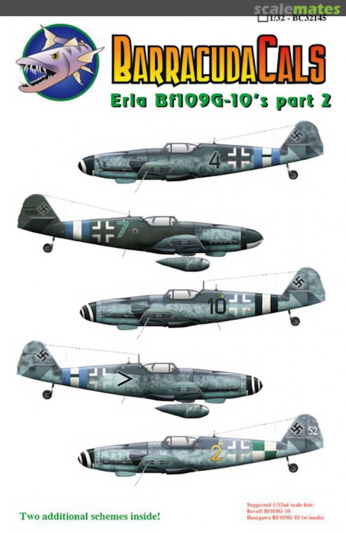 Boxart Erla Bf 109G-10 Part 2 BC32145 Barracuda Studios Boxart Erla Bf 109G-10 Part 2 BC32145 Barracuda Studios