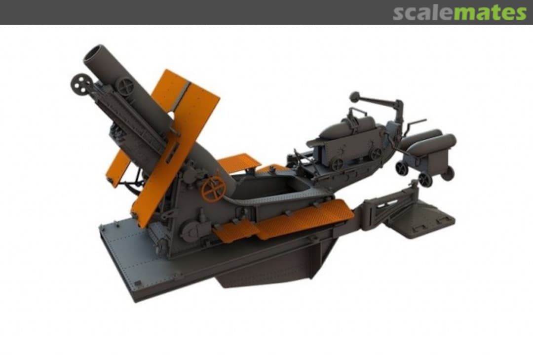 Boxart French mortier lourd de 280mm TR Mle 1914 Schneider UM 374 U-Models