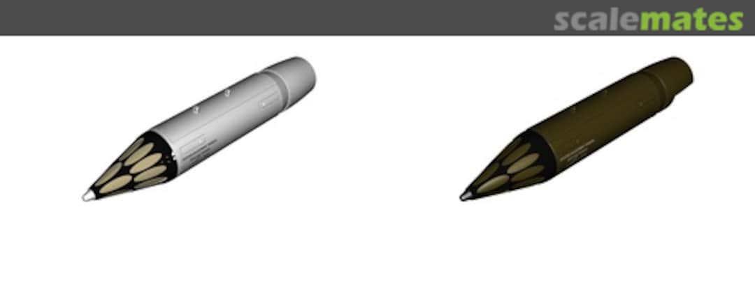 Boxart Matra Type 155 SNEB Rocket Launcher Pod (2 pcs) 7340 CMK Boxart Matra Type 155 SNEB Rocket Launcher Pod (2 pcs) 7340 CMK