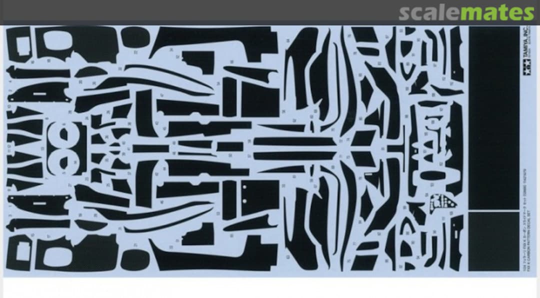 Boxart Ferrari FXX K - Carbon Pattern Decal Set 12669 Tamiya Boxart Ferrari FXX K - Carbon Pattern Decal Set 12669 Tamiya