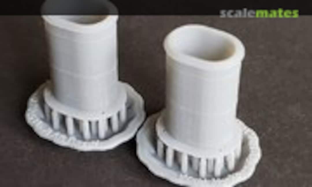 1:600 HMS Hood Funnels (Model Monkey 600-Hood Funnels) 600-Hood Funnels