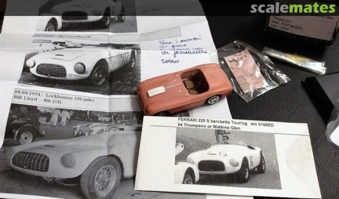 Boxart Ferrari 225 S Touring #0166ED XW3 Top Model Collection