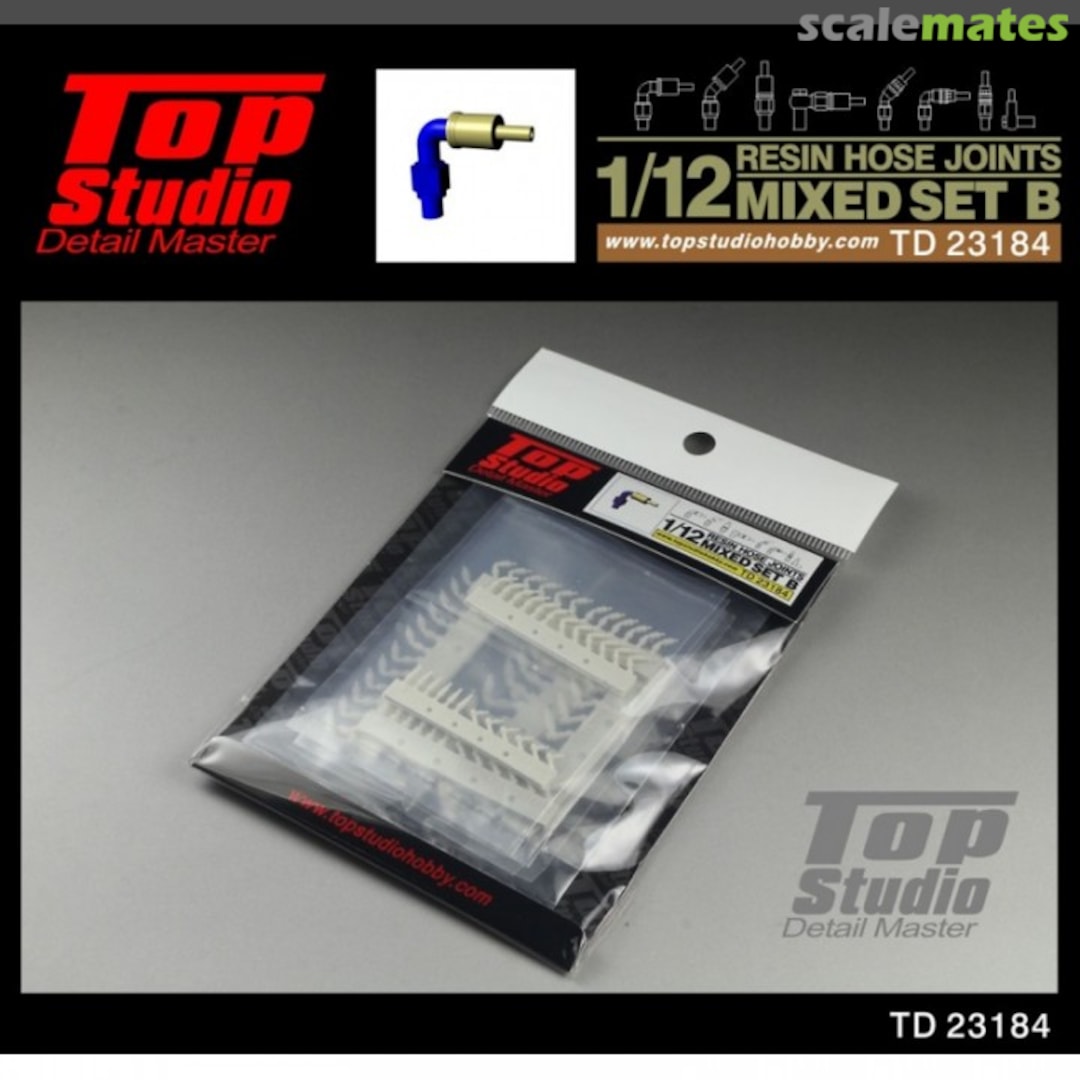 Boxart Resin Hose Joints Mixed Set B TD23184 Top Studio