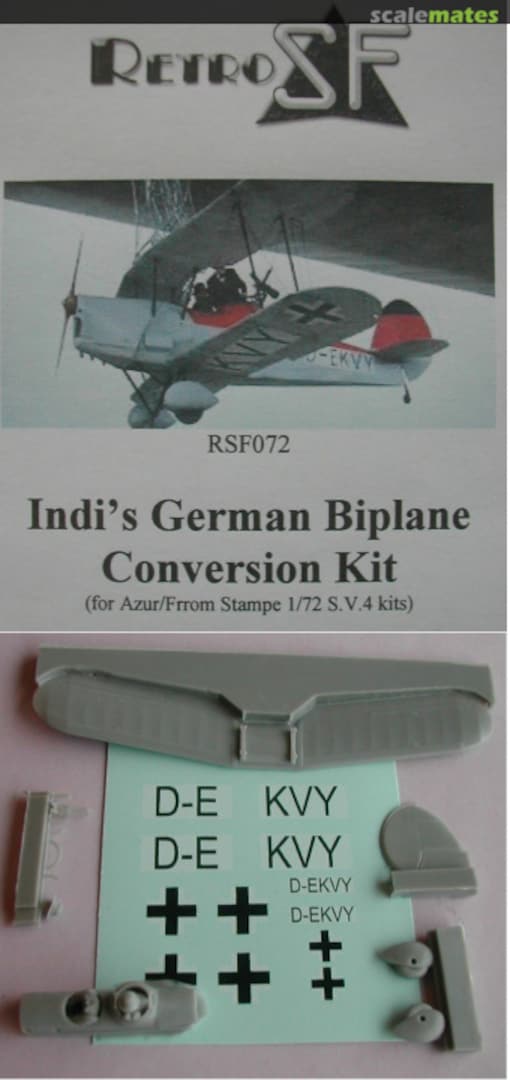 Boxart Indi’s German Biplane RSF072 RetroSF Boxart Indi’s German Biplane RSF072 RetroSF
