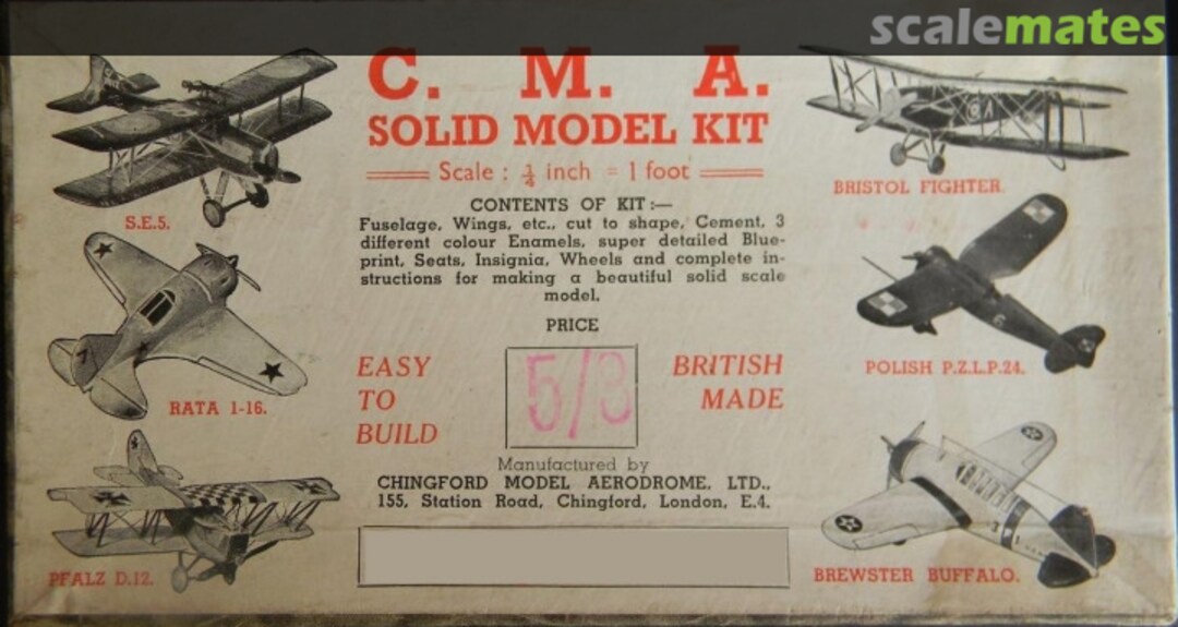 Boxart De Havilland Dragonfly C.M.A. Boxart De Havilland Dragonfly C.M.A.