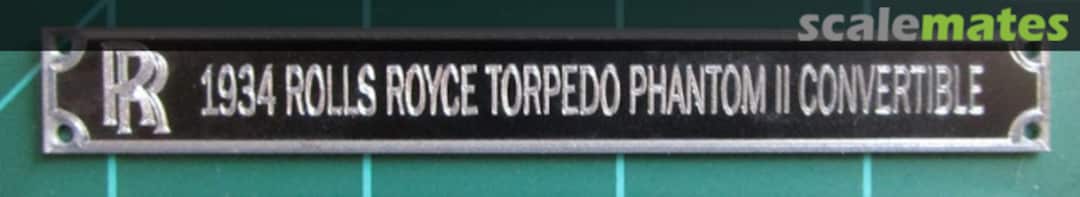 Boxart Rolls Royce Name Plaque Scaledetails Boxart Rolls Royce Name Plaque Scaledetails