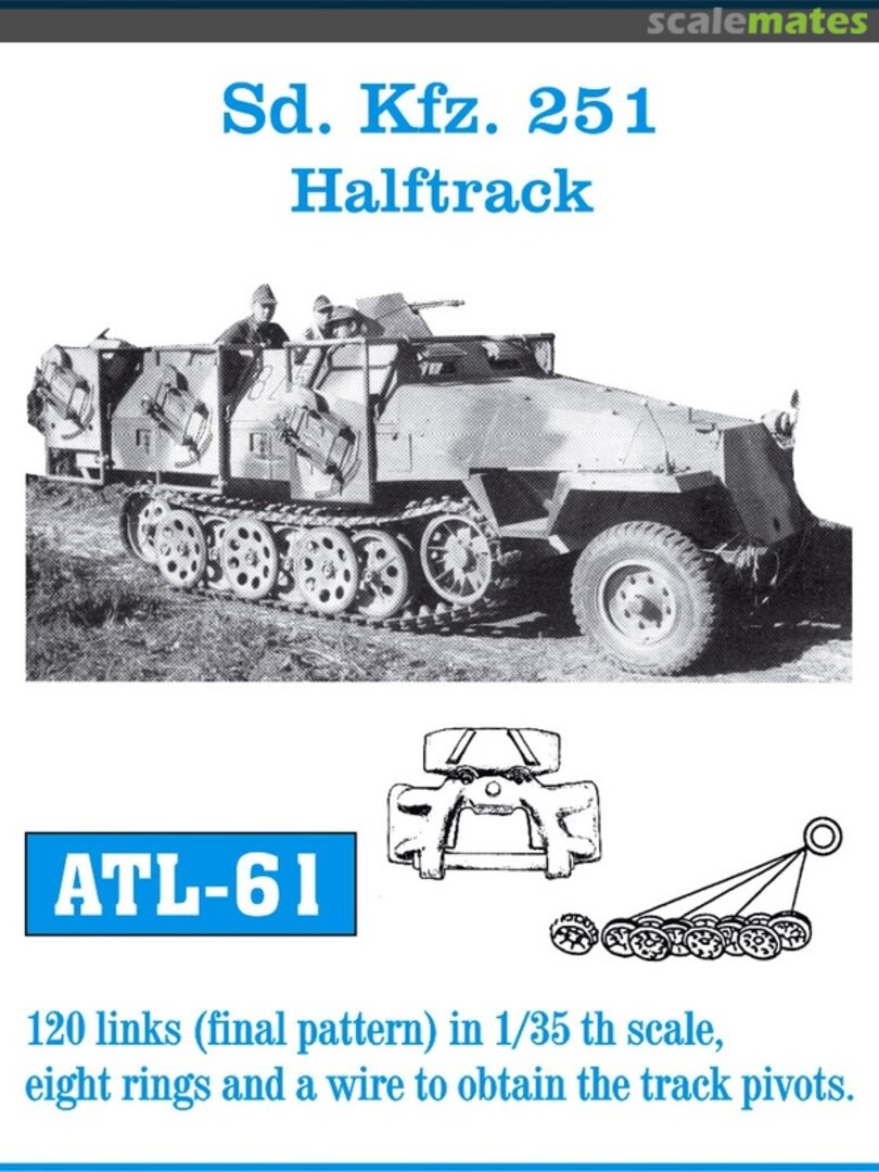 Boxart Sd. Kfz. 251 Halftrack ATL-61 Friulmodel Boxart Sd. Kfz. 251 Halftrack ATL-61 Friulmodel