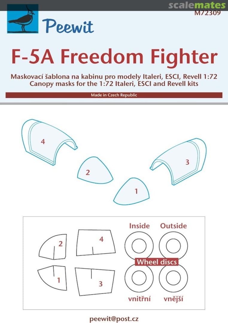 Boxart F-5A Freedom Fighter M72309 Peewit Boxart F-5A Freedom Fighter M72309 Peewit