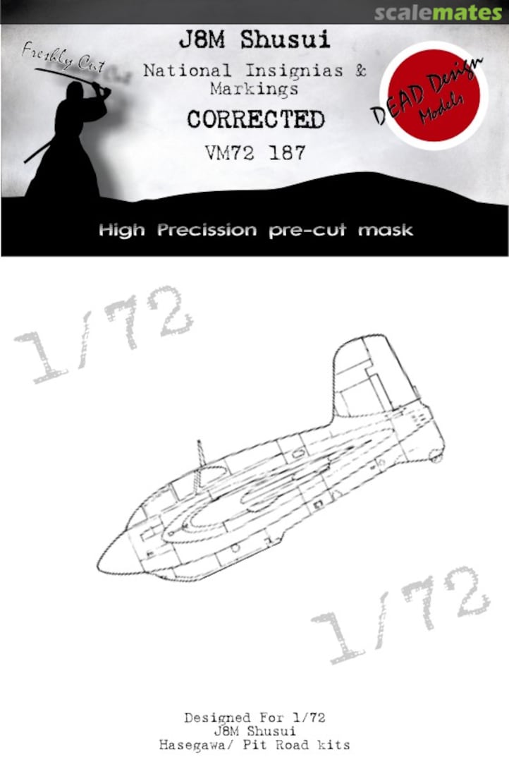 Boxart J8M Shusui - National Insignias & Markings (CORRECTED) VM72187 DEAD Design Models Boxart J8M Shusui - National Insignias & Markings (CORRECTED) VM72187 DEAD Design Models