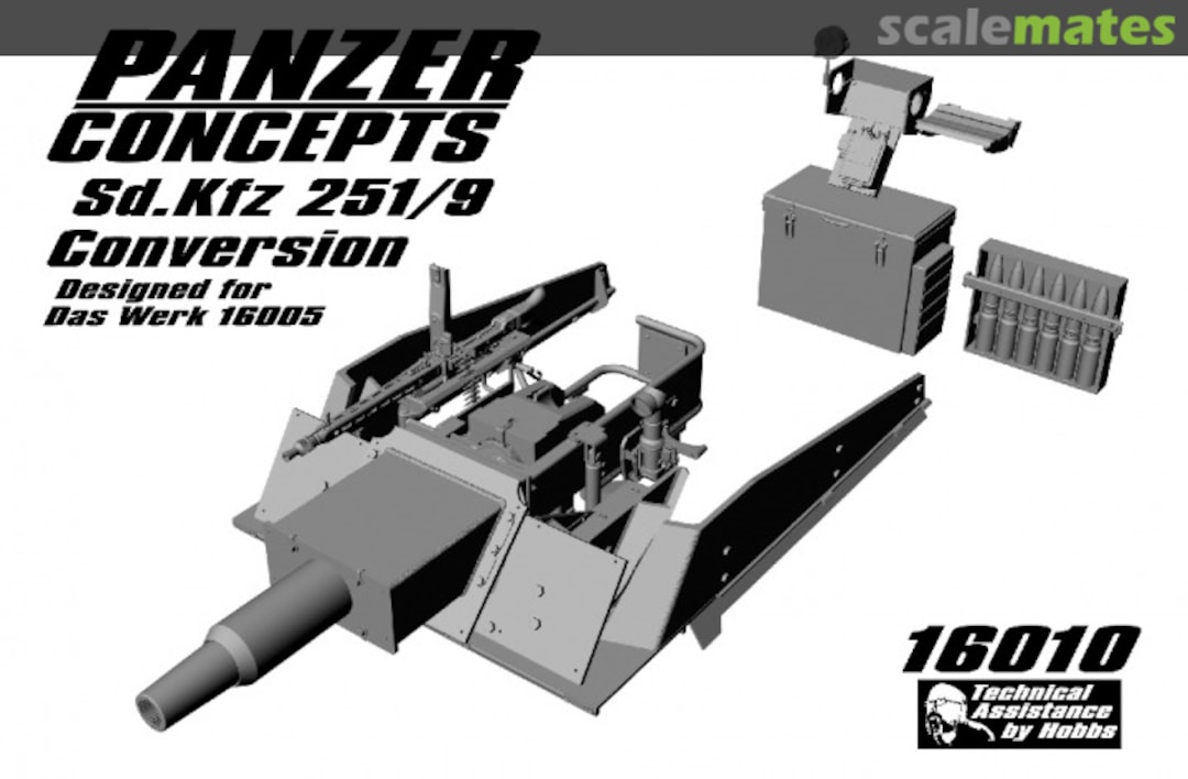 Boxart Sd.Kfz. 251/9 Conversion 16010 Panzer Concepts Boxart Sd.Kfz. 251/9 Conversion 16010 Panzer Concepts
