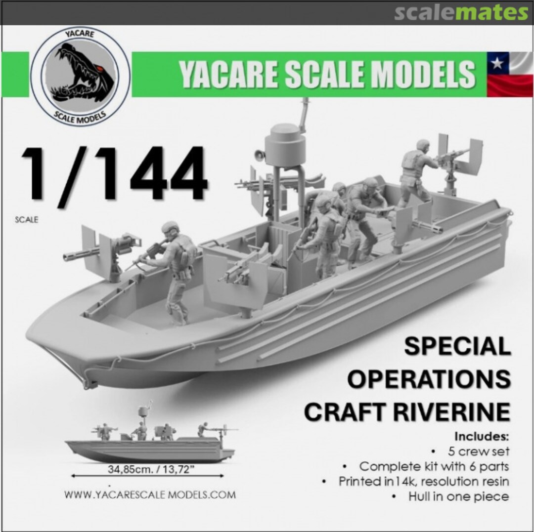 Boxart Special Operations Craft Riverine 053 Yacare Scale Models