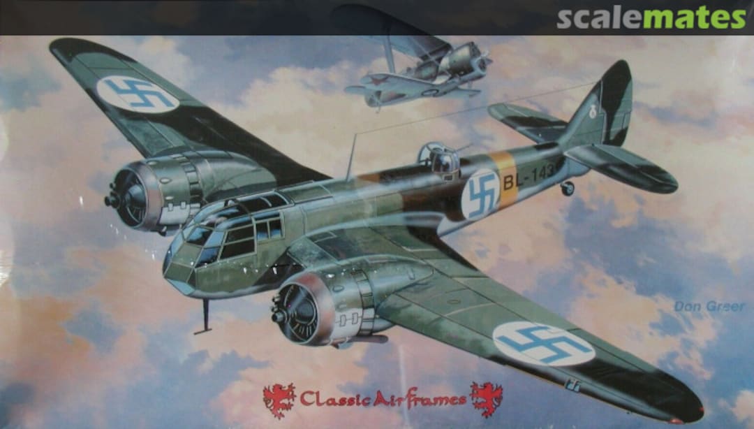Boxart Bristol Blenheim Mk.I/Mk.IF 439 Classic Airframes Boxart Bristol Blenheim Mk.I/Mk.IF 439 Classic Airframes