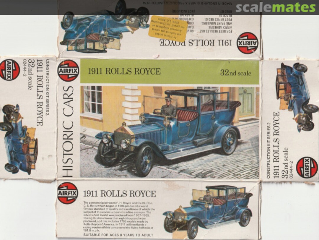 Contents 1911 Rolls Royce 01441-0 Airfix Contents 1911 Rolls Royce 01441-0 Airfix