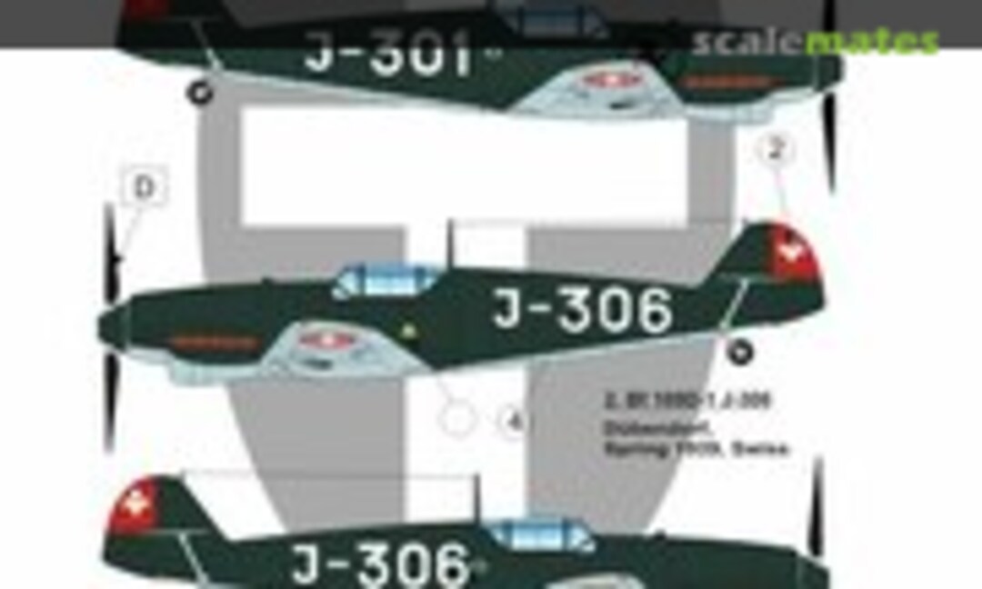 1:72 Bf-109 OVER SWISS Part V. (LF Models C7266) C7266
