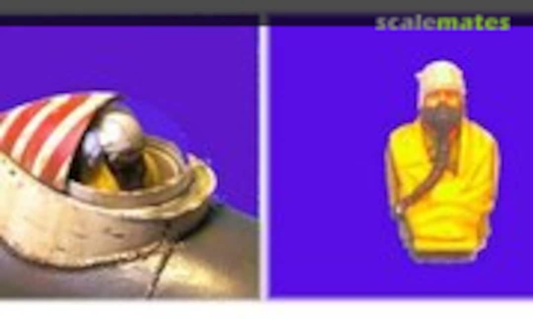 1:35 Human Torpedo pilot #3 (U-Models UM 019) UM 019