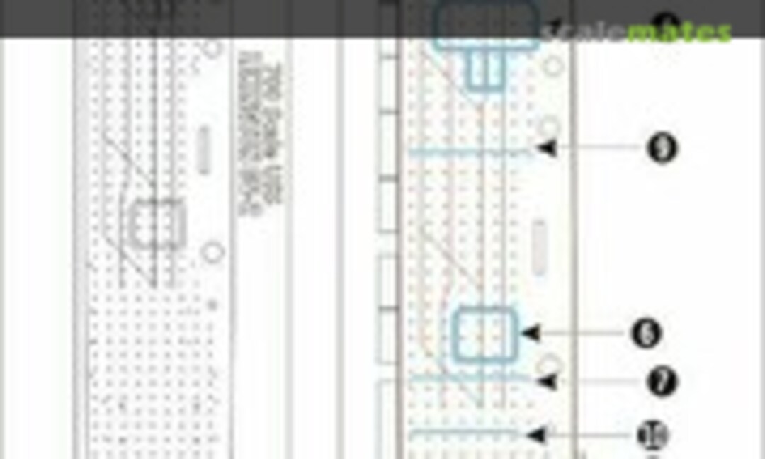 1:700 USS Lexington CV-2 wooden deck (Wood Hunter W70142) W70142