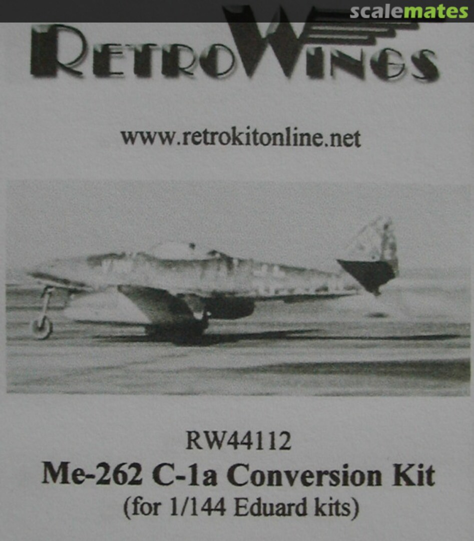 Boxart Me-262C-1a RW44112 RetroWings