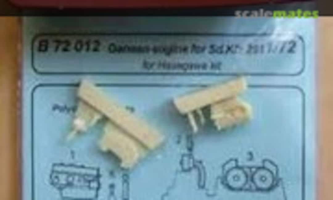 1:72 GERMAN ENGINE SD KFZ 251 (CMK B72012) B72012