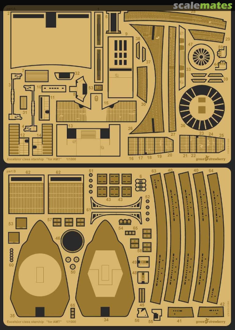 Boxart U.S.S. Excelsior NX/NCC 2000 07619-1/1000 Greenstrawberry Boxart U.S.S. Excelsior NX/NCC 2000 07619-1/1000 Greenstrawberry