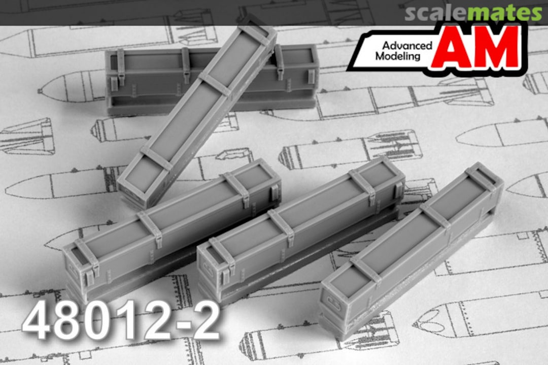 Boxart NAR S-8 containers AMC 48012-2 Advanced Modeling Boxart NAR S-8 containers AMC 48012-2 Advanced Modeling