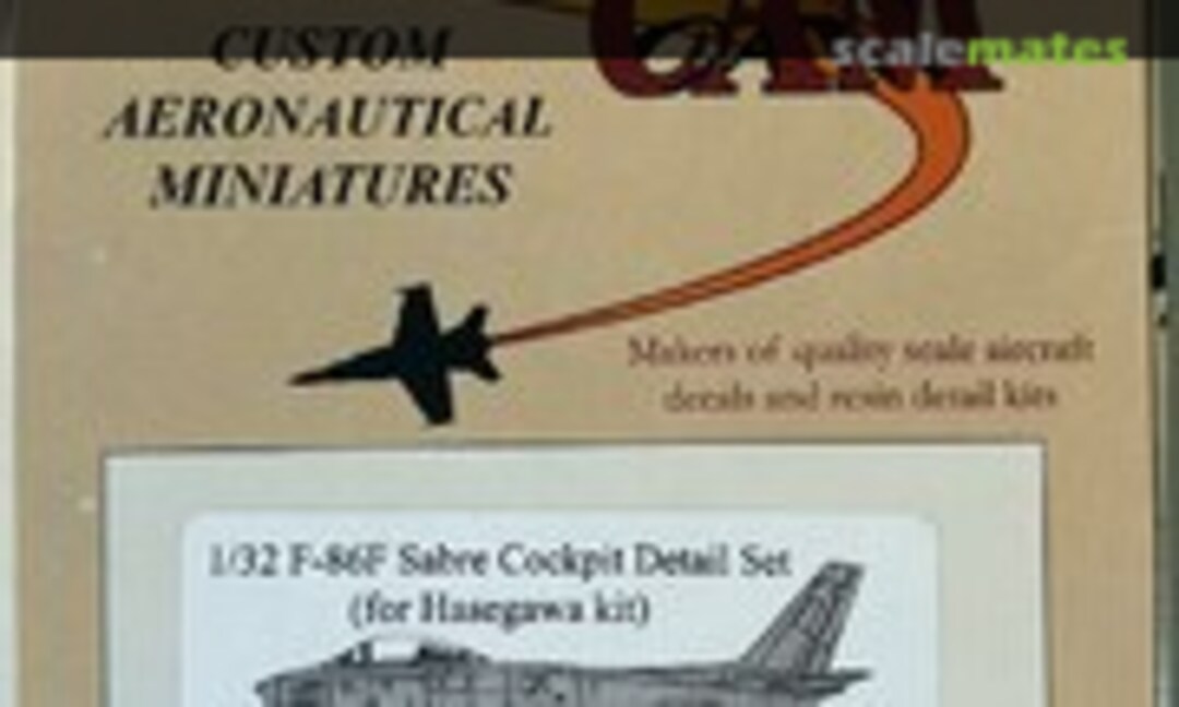 1:32 F-86F Sabre Cockpit Detail Set (CAM R32-031)