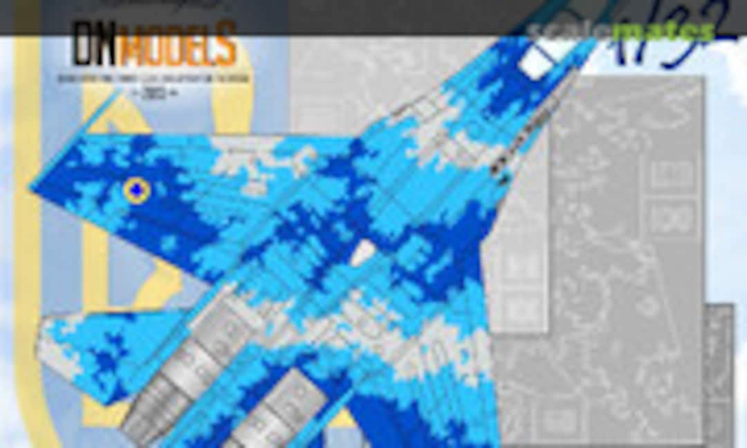 1:32 Ukrainian Su-27 Digital Flanker Camouflage Paint Mask set (DN Models 32/827-056) 32/827-056