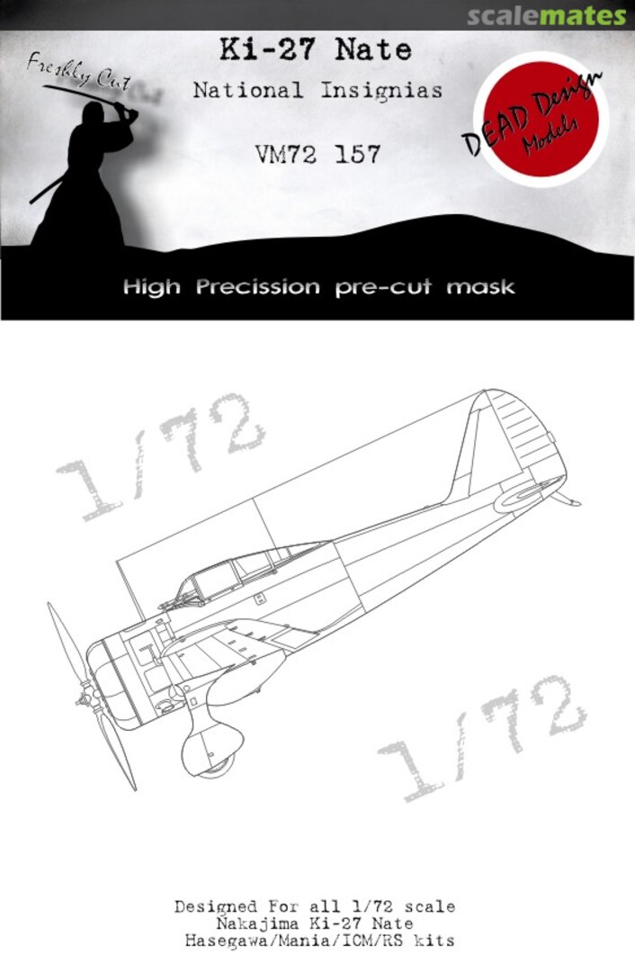 Boxart Ki-27 Nate Nat. Ins. VM72157 DEAD Design Models