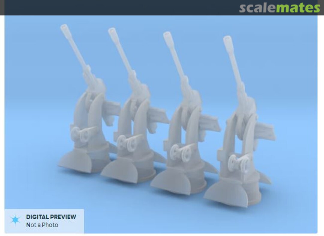 Boxart Italian 37 mm (1.5 in) gun SET x4  diStefan 3Dprint