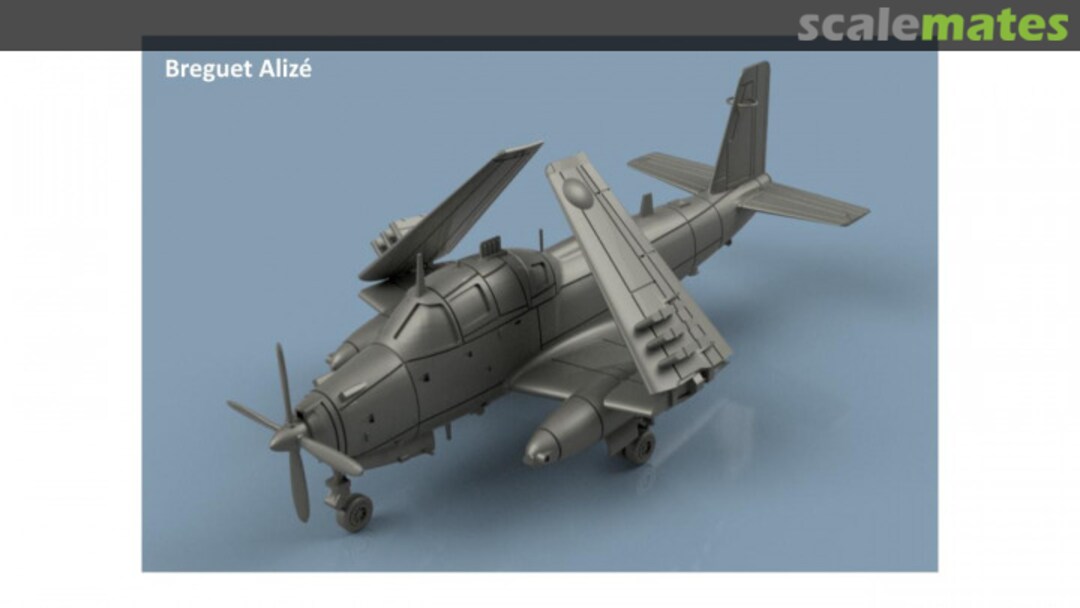 Boxart Breguet Alizé ailes pliées 3D 700 092 L'Arsenal Boxart Breguet Alizé ailes pliées 3D 700 092 L'Arsenal