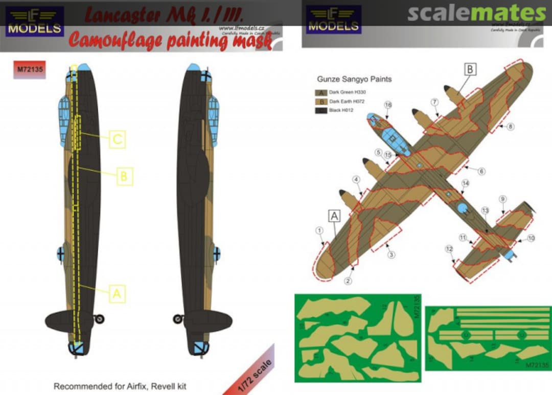 Boxart Lancaster Mk.I/III M72135 LF Models Boxart Lancaster Mk.I/III M72135 LF Models